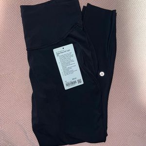 Lululemon Base Pace HIGH RISE leggings 25” - black
